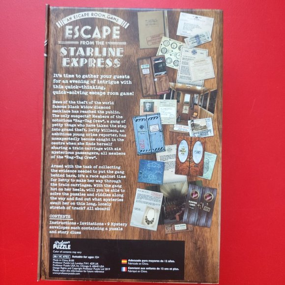 Escape room game Escape from the Starline Express - Picture 3 of 4